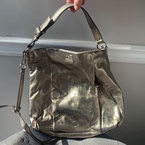 Metallic Coach Bag